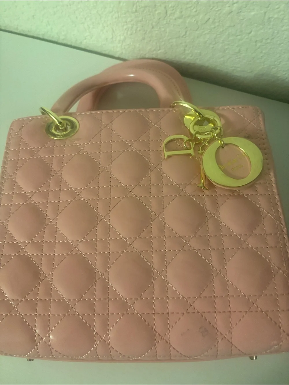 Pink Patent Lady Mini Satchel
